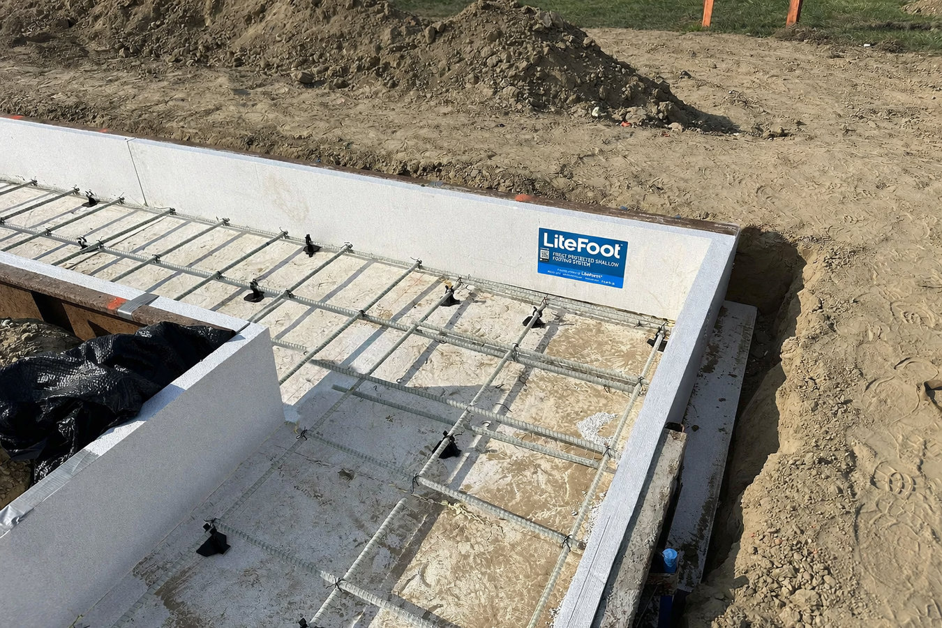 Concrete footings